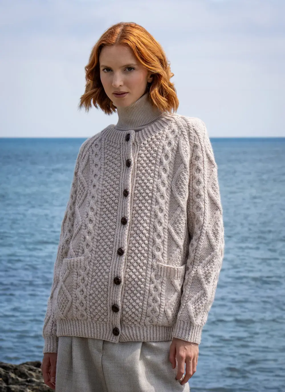 Traditional Hand-Knit Aran Lumber